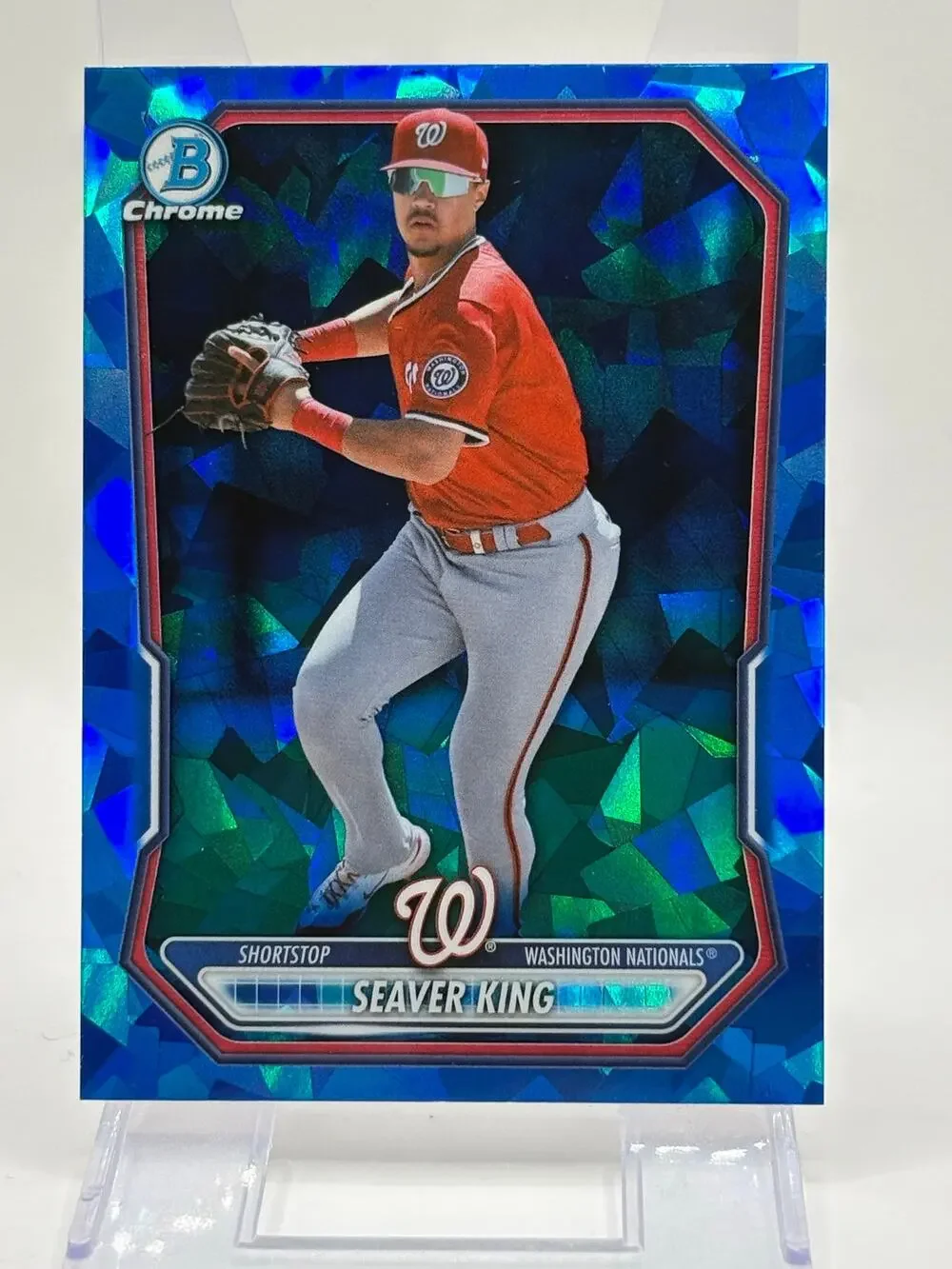 2026 Bowman Sapphire Edition Seaver King Prospect Sapphire Refractor Nationals